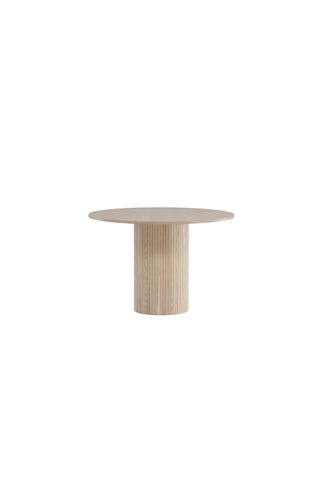 Bianca Runt Matbord - White Wash / White Wash Faner