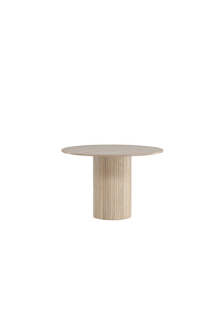 Bianca Runt Matbord - White Wash / White Wash Faner
