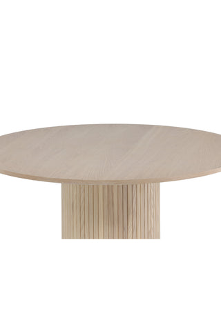 Bianca Runt Matbord - White Wash / White Wash Faner
