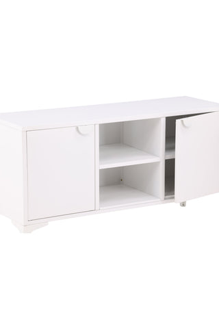 Venture Home Piring TV-bänk - Vit / Vit