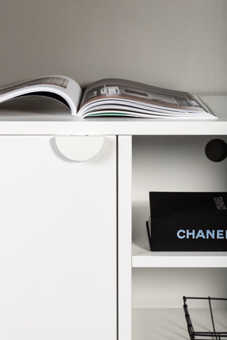 Venture Home Piring TV-bänk - Vit / Vit