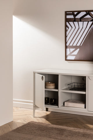 Venture Home Piring TV-bänk - Beige / Beige