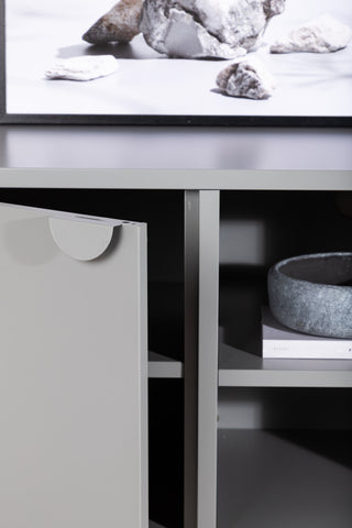 Venture Home Piring TV-bänk - ljusgrå / ljusgrå