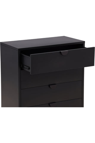 Venture Home Piring 4 Drawer - Svart / Svart