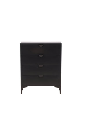 Venture Home Piring 4 Drawer - Svart / Svart
