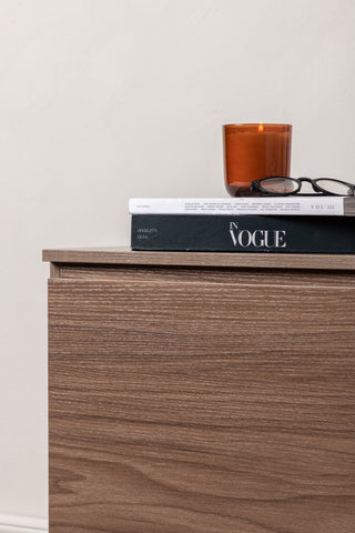 Venture Home Corpus Storage - Svart / Valnöt MDF