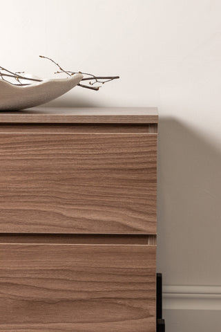Venture Home Corpus Storage - Svart / Valnöt MDF
