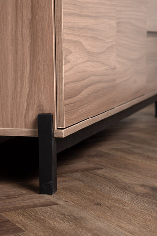 Venture Home Corpus Storage - Svart / Valnöt MDF