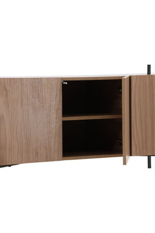 Venture Home Kingsport Förvaring - Svart / Valnöt MDF