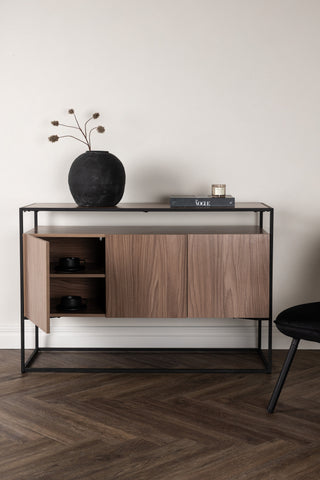 Venture Home Kingsport Förvaring - Svart / Valnöt MDF
