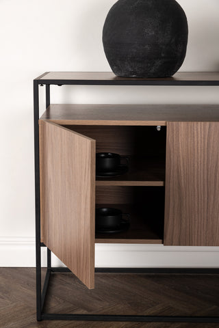 Venture Home Kingsport Förvaring - Svart / Valnöt MDF