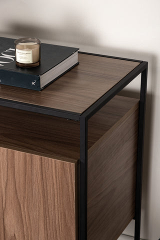 Venture Home Kingsport Förvaring - Svart / Valnöt MDF