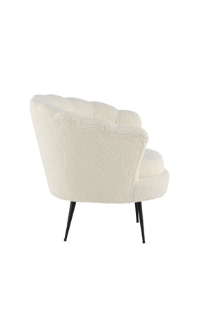 Calais Enkelsoffa - Svart / Vit Teddy