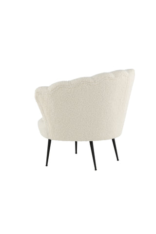 Calais Enkelsoffa - Svart / Vit Teddy