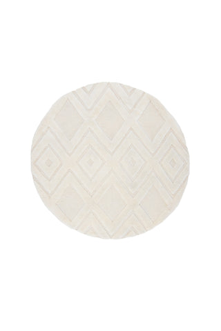 Dahlia Ull - 200*200- -Rund-Vit