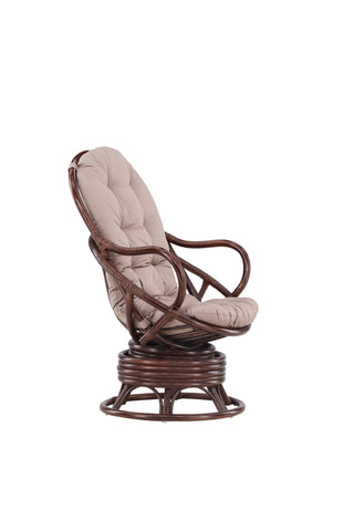Venture Home Swing Loungestol Rotting - Mörk valnöt / Beige