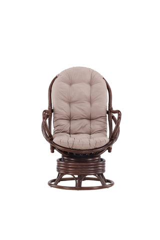 Venture Home Swing Loungestol Rotting - Mörk valnöt / Beige