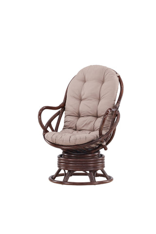 Venture Home Swing Loungestol Rotting - Mörk valnöt / Beige