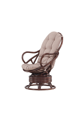 Venture Home Swing Loungestol Rotting - Mörk valnöt / Beige