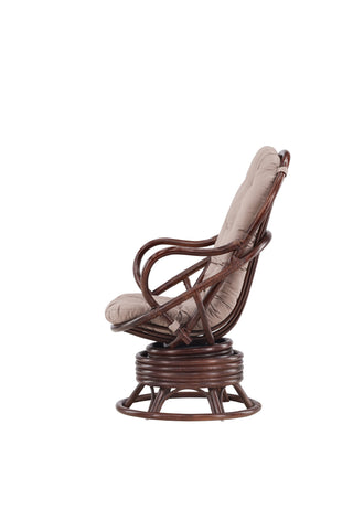 Venture Home Swing Loungestol Rotting - Mörk valnöt / Beige