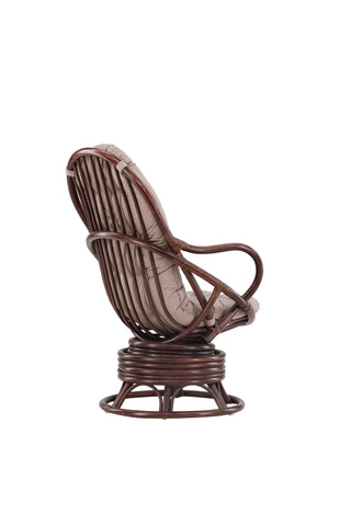Venture Home Swing Loungestol Rotting - Mörk valnöt / Beige