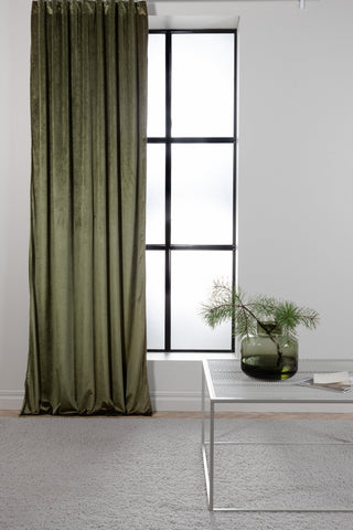 Venture Home Mary Gardin Polyester/sammet - Grön / - 250*135