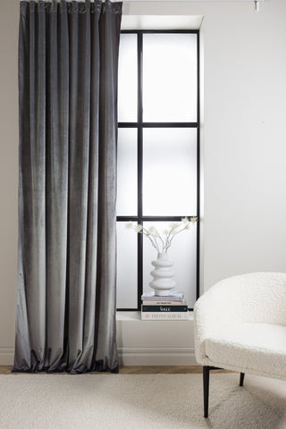 Venture Home Mary Gardin Polyester/sammet - Grå / - 250*135