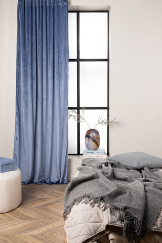 Venture Home Mary Gardin Polyester/sammet - Blå / - 250*135