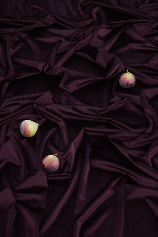 Venture Home Mary Gardin Polyester/sammet - Plommon / - 250*135