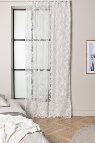 Venture Home Daisy Gardin Polyester/spets - Vit - 140*290 - Multiband