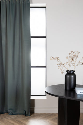 Venture Home Evelyn Gardin Polyester mörkläggning - Blå/grön - 135*240 - Multitejp