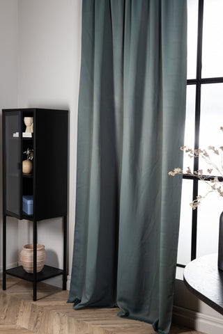 Venture Home Evelyn Gardin Polyester mörkläggning - Blå/grön - 135*240 - Multitejp