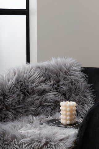 Venture Home Katy Sheepskin Polyester/fake mocka/Akryl - Grå / - 60*90