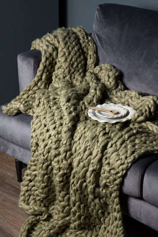 Venture Home Kate Throw Polyester - Mörkgrön / - 130*170