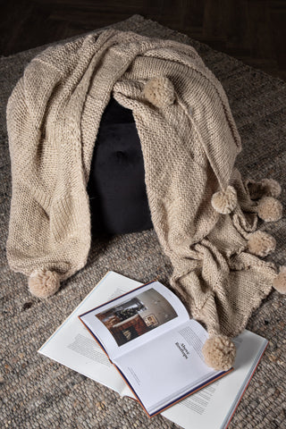 Venture Home Anny Throw Akryl - Beige / - 170*130