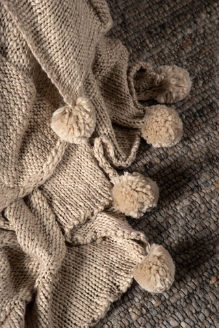 Venture Home Anny Throw Akryl - Beige / - 170*130