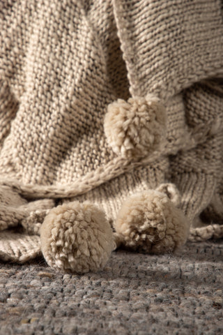 Venture Home Anny Throw Akryl - Beige / - 170*130