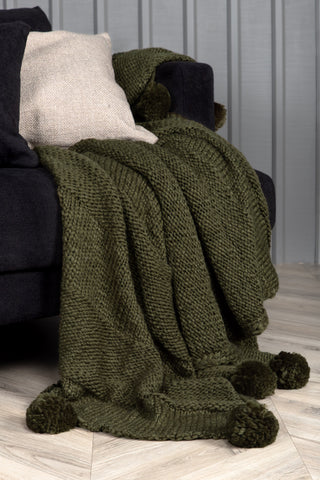 Venture Home Anny Throw Akryl - Grön / - 170*130