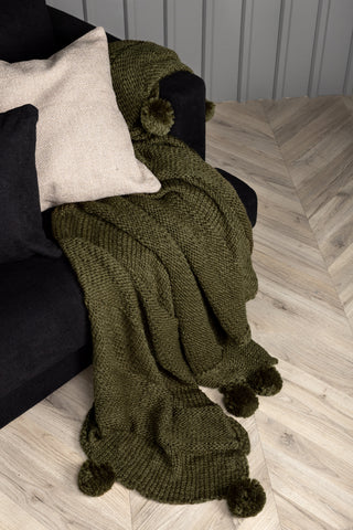 Venture Home Anny Throw Akryl - Grön / - 170*130