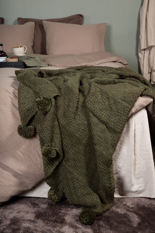 Venture Home Anny Throw Akryl - Grön / - 170*130
