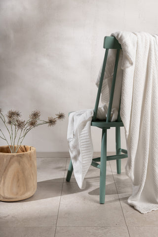 Venture Home Ally Throw Polyester/blank chenille - Vit / - 170*130