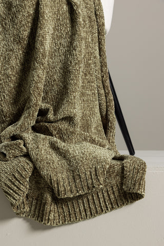 Venture Home Ally Throw Polyester/blank chenille - Grön / - 170*130