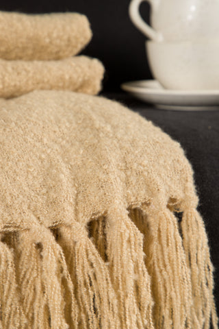 Venture Home Stanly Throw Polyester - Sand - 170*130