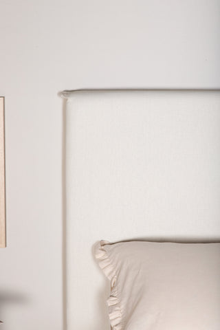 Venture Home Saga Sänggavelöverdrag Bomull/overlock - Vit - 180*140