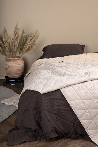 Venture Home Nilla Överkast Kraftigt borstad poly katjonisk/sherpa - Beige / - 250*150