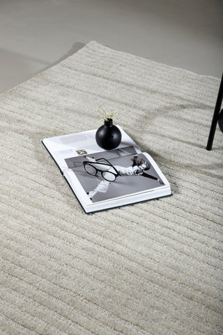 Venture Home Milton Ull/polyester/bomull - 230*160- -Rektangulär-Ljusgrå
