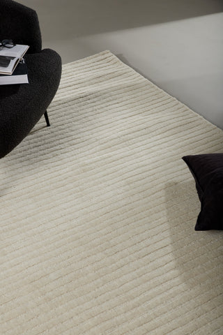 Venture Home Milton Ull/polyester/bomull - 300*200- -Rektangulär-Vit