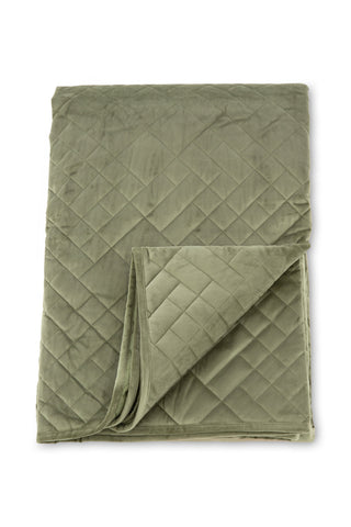 Venture Home Jilly Överkast Polyester/sammet/mikrofiber - Grön / - 180*80