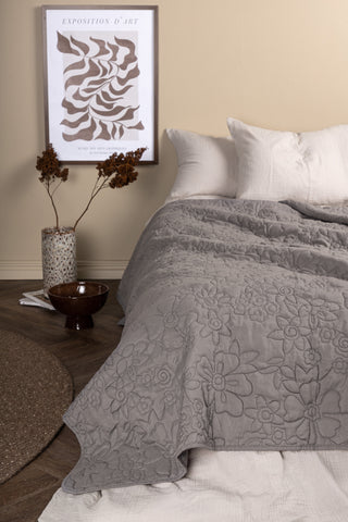 Venture Home Niki Överkast Microfiber - Ljusgrå / - 250*150
