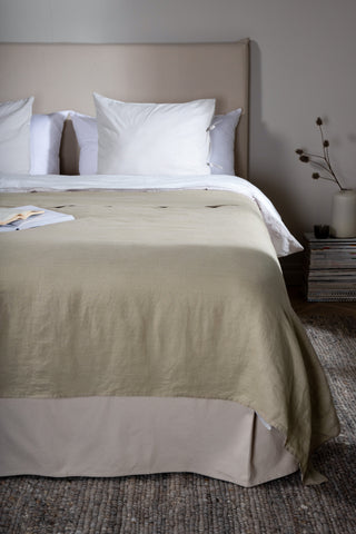 Venture Home Milo Överkast Linne - Beige / - 250*150